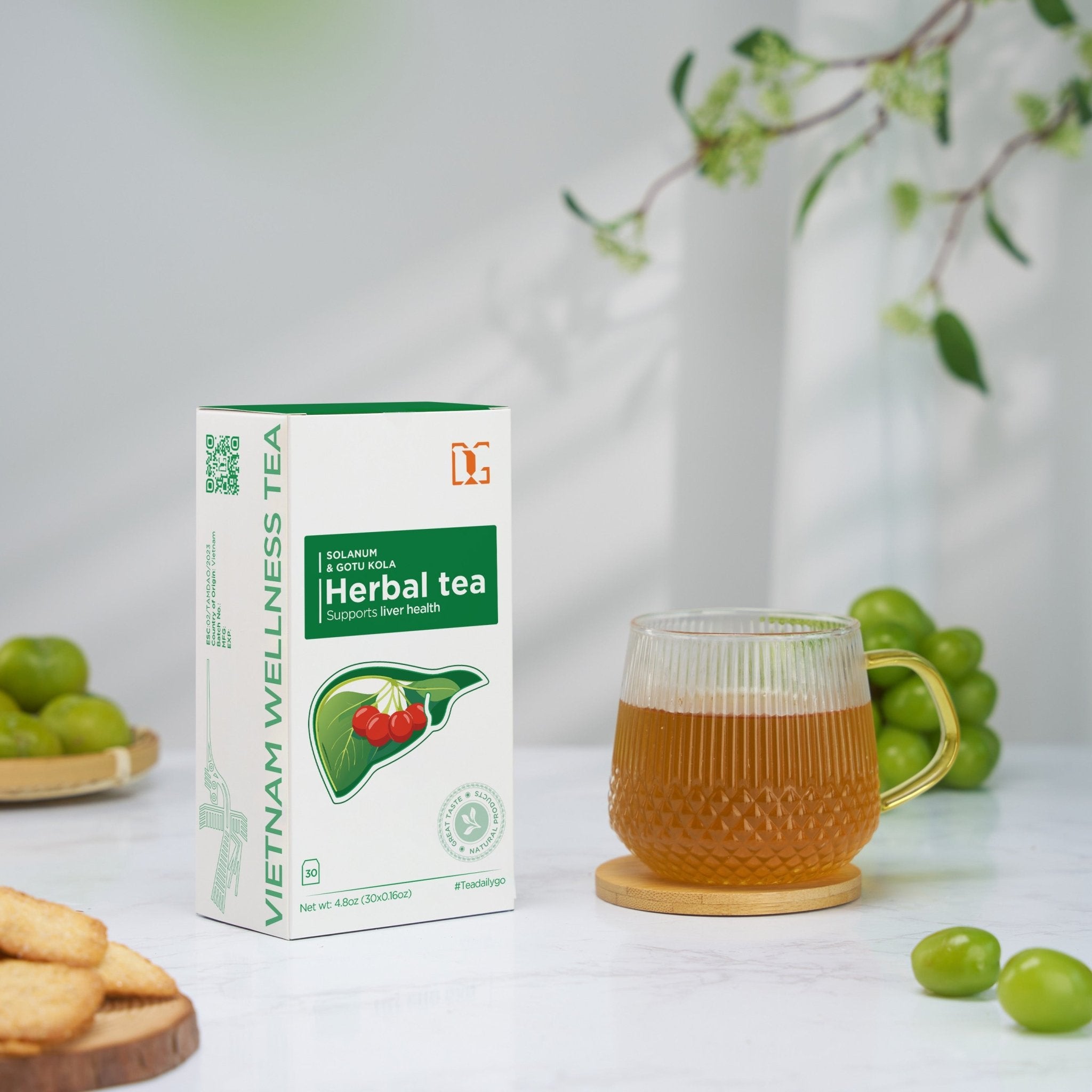 Liver Detox Herbal Tea – Natural Liver Support & Anti - Inflammation - TDG Tea