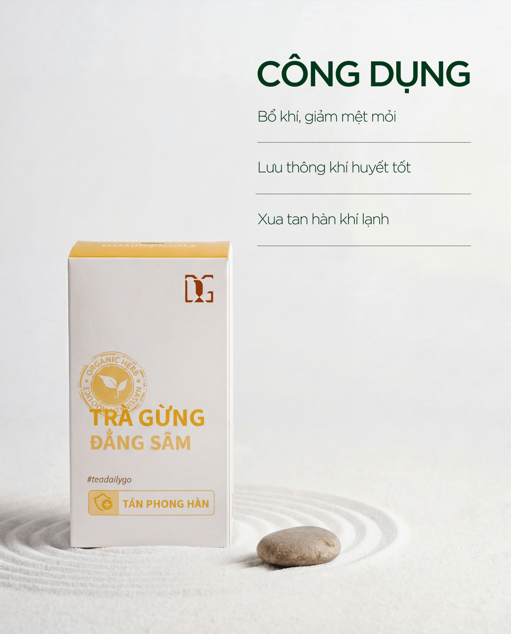 Trà Gừng Đẳng Sâm TDG - TDG Tea