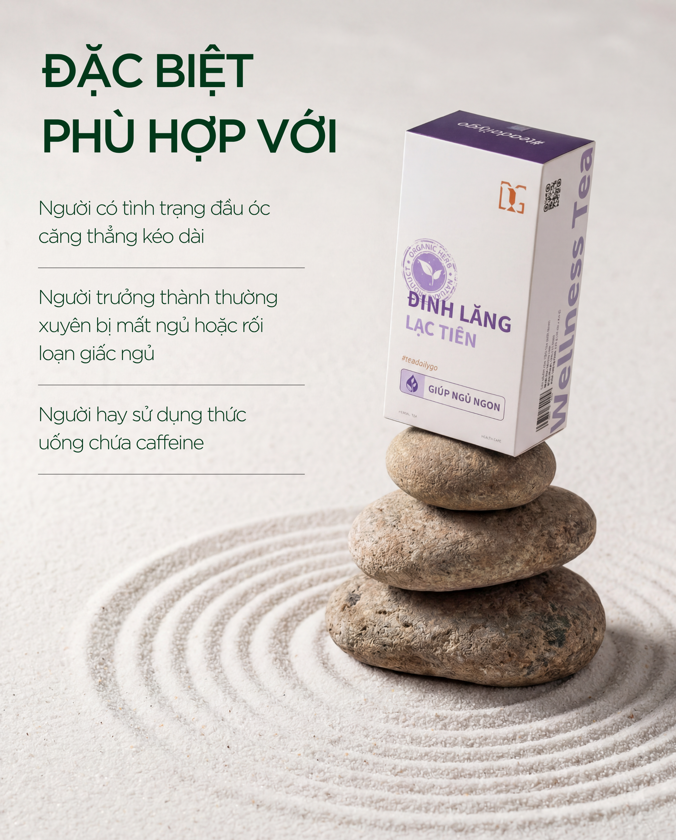 [Combo Mua 5 Tặng 3] Trà Đinh Lăng Lạc Tiên TDG