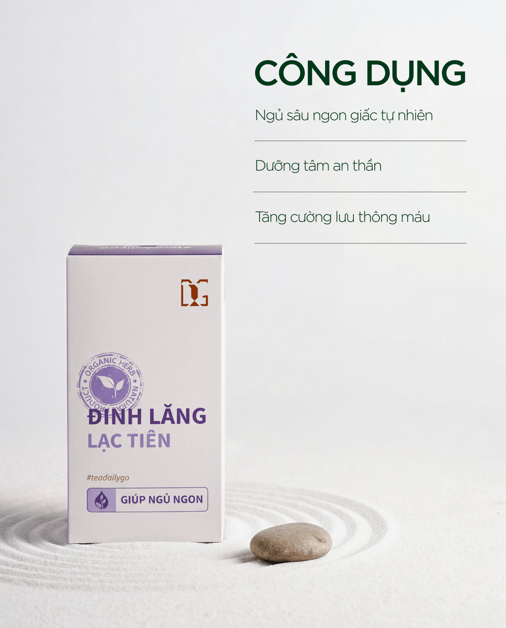 [Combo Mua 5 Tặng 3] Trà Đinh Lăng Lạc Tiên TDG - TDG Tea