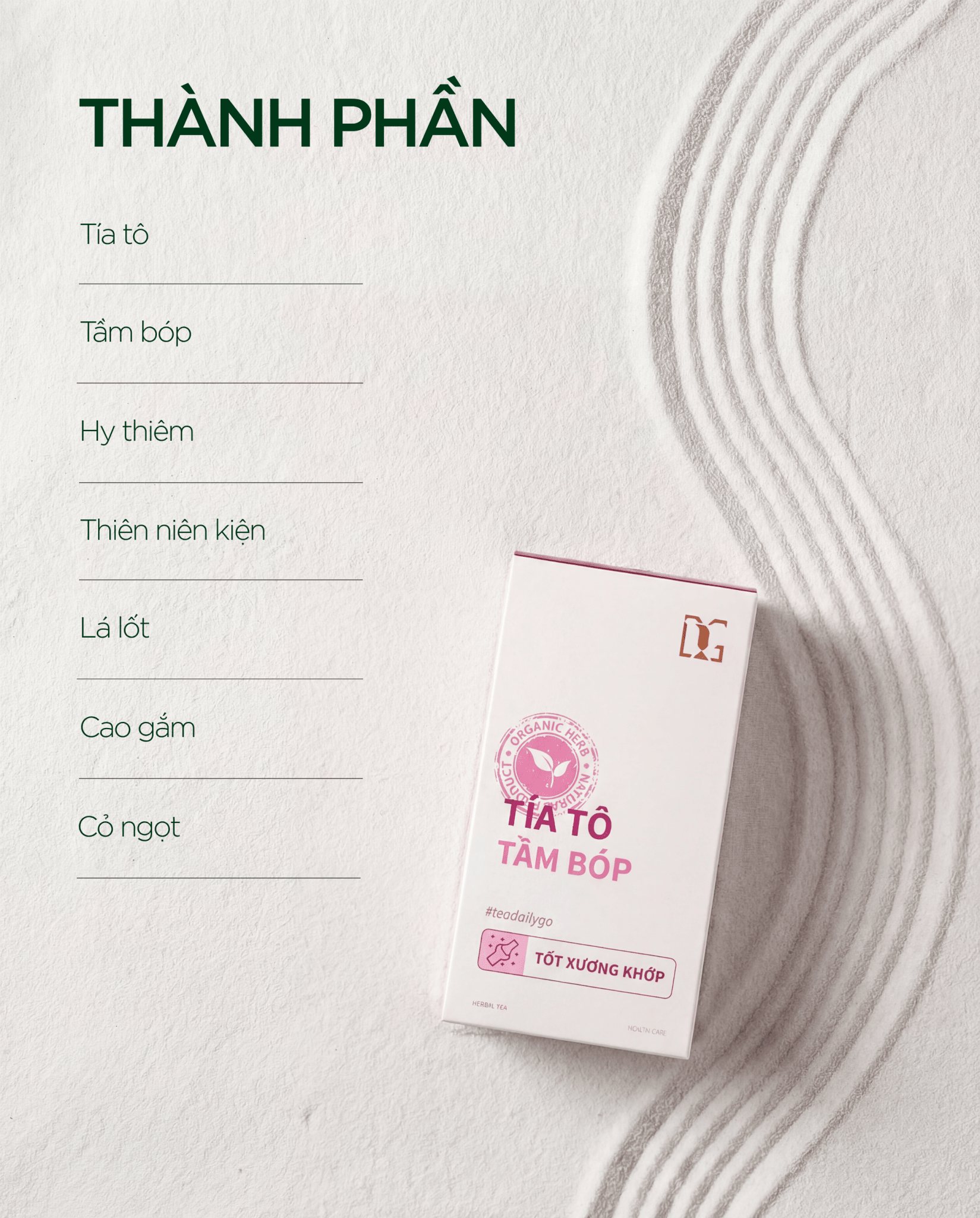 Trà Tía Tô Tầm Bóp TDG - TDG Tea